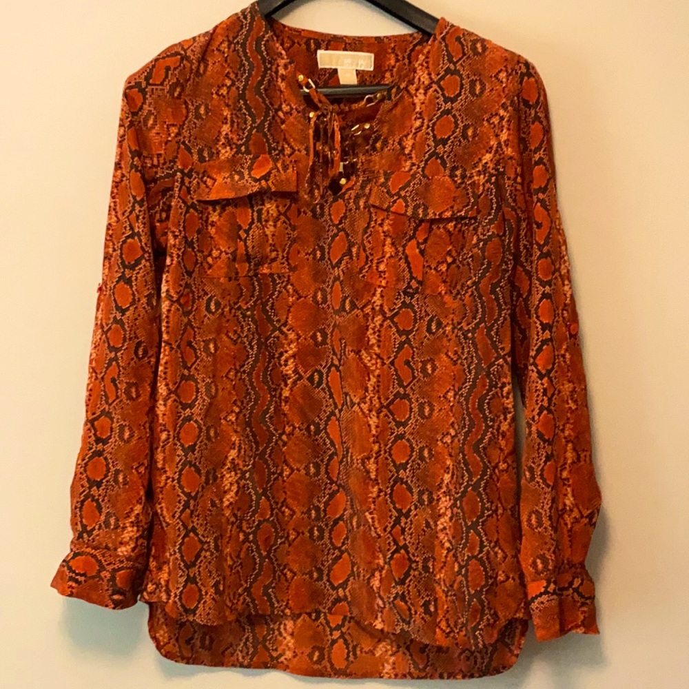 Michael Kors 100% silk shirt